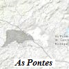 mapa miniatura de As Pontes