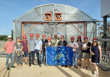 Image of the participants at the visit