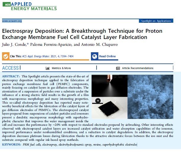 Electrospray Deposition: A Breakthrough Technique for Proton Exchange Membrane Fuel Cell Catalyst Layer Fabrication