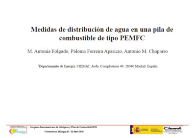 Water distribution measurements in PEMFCa.