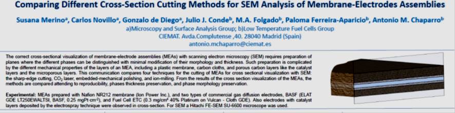 ECS SEM cross-sections of MEAs