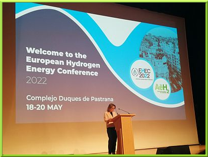 Participantes de regrap-2d participan en el congreso EHEC – 2022 (European Hydrogen Energy Conference), con la presencia en la ceremonia de apertura de la ministra Teresa Ribera